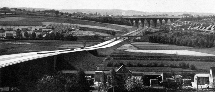 Reichsautobahn Strecke 83 Chemnitz - Dresden Bundesautobahn A 4 040-03