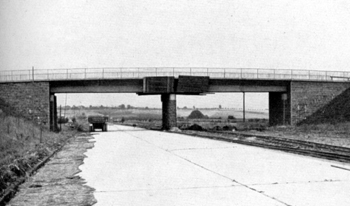 Reichsautobahn Strecke 83 Chemnitz - Dresden Bundesautobahn A 4 110-01