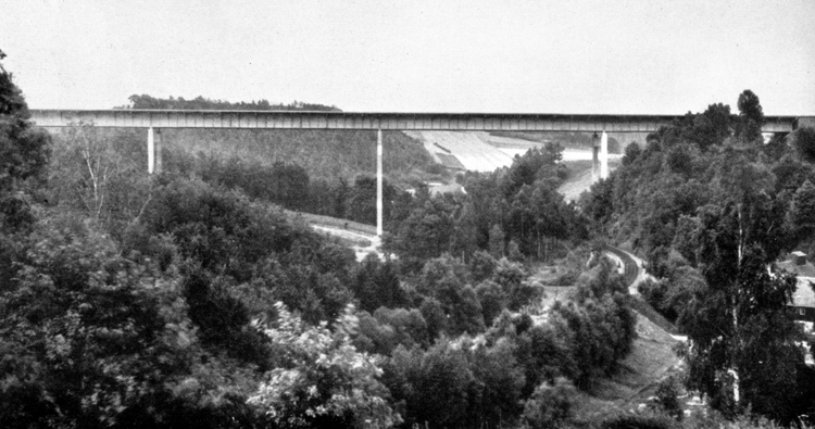 Reichsautobahn Strecke 83 Chemnitz - Dresden Bundesautobahn A 4 420-01