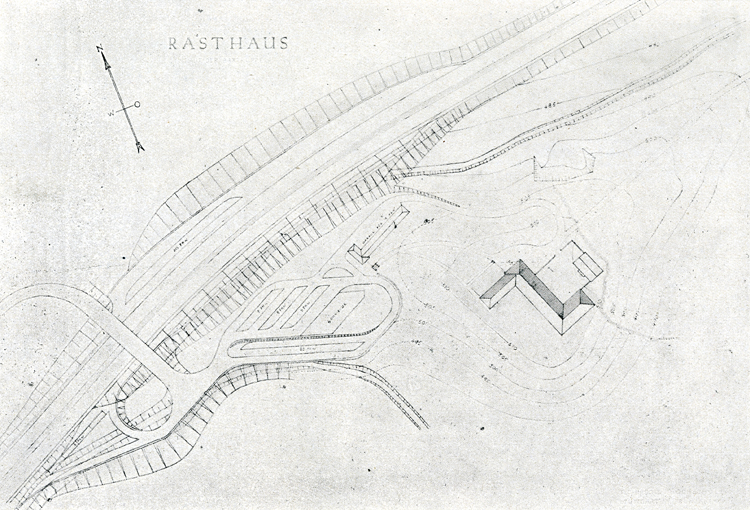 Reichsautobahn Bad Hersfeld - Gießen - Frankfurt am Main Rasthaus Bartküppel AWI 160