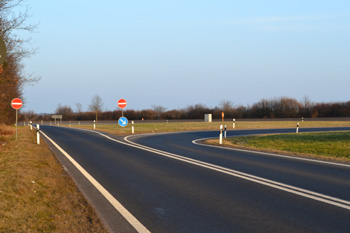 Reichsautobahn Strecke 81 Gerstungen Zonengrenze Anschlustelle Behelfsumfahrung 13