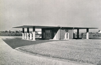 Reichsautobahn Tankstelle Gleiwitz 2