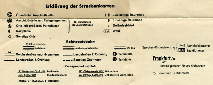 Strecken Zeichenerklärung Strecken Zeichenerklärung